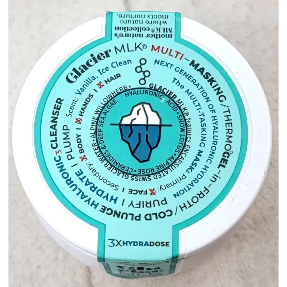 Tweak’d Glacier MLK Hyaluronic Cleanser Mask 8oz NEW